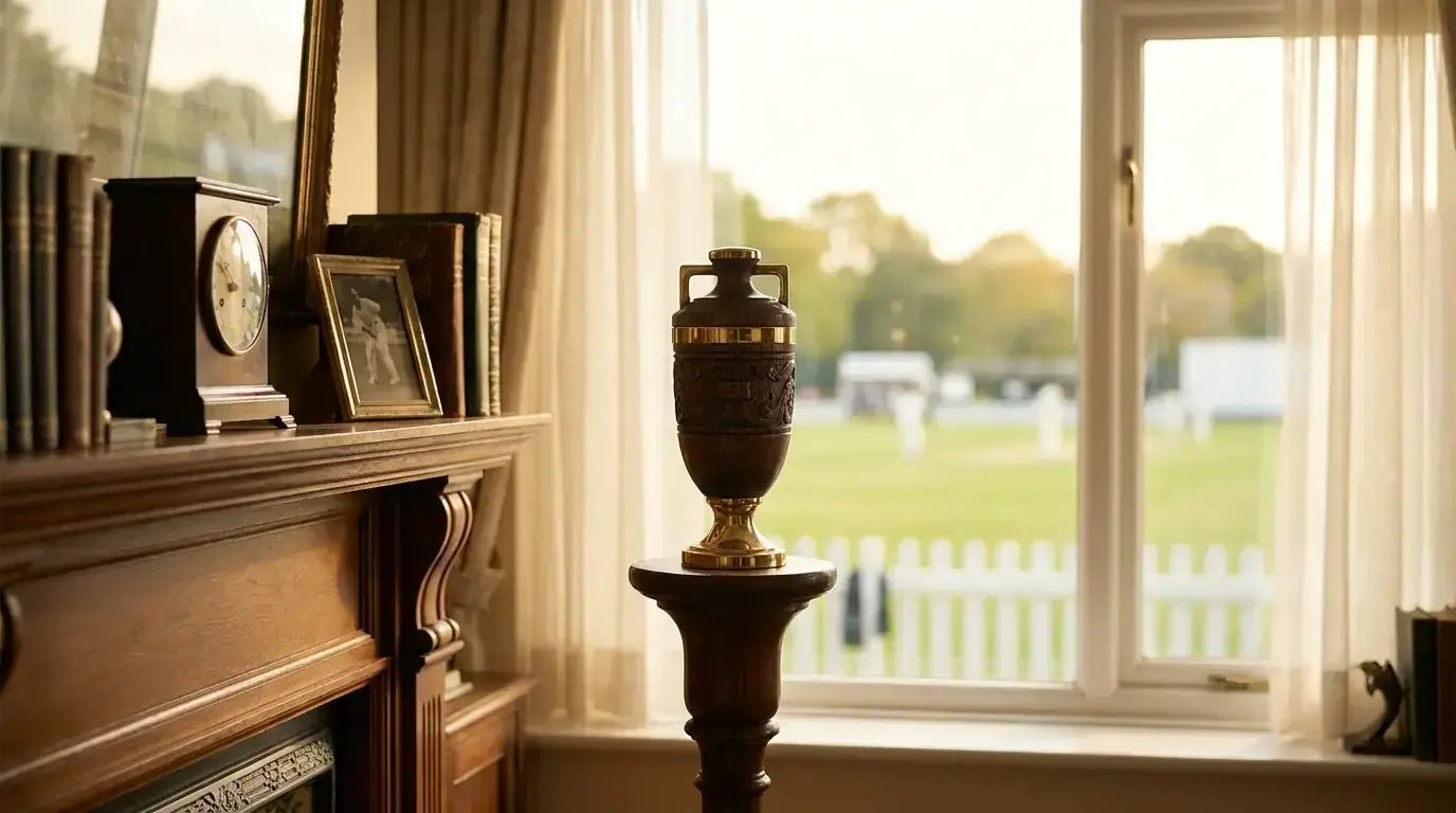 Ashes cricket series betting odds with historic urn imagery