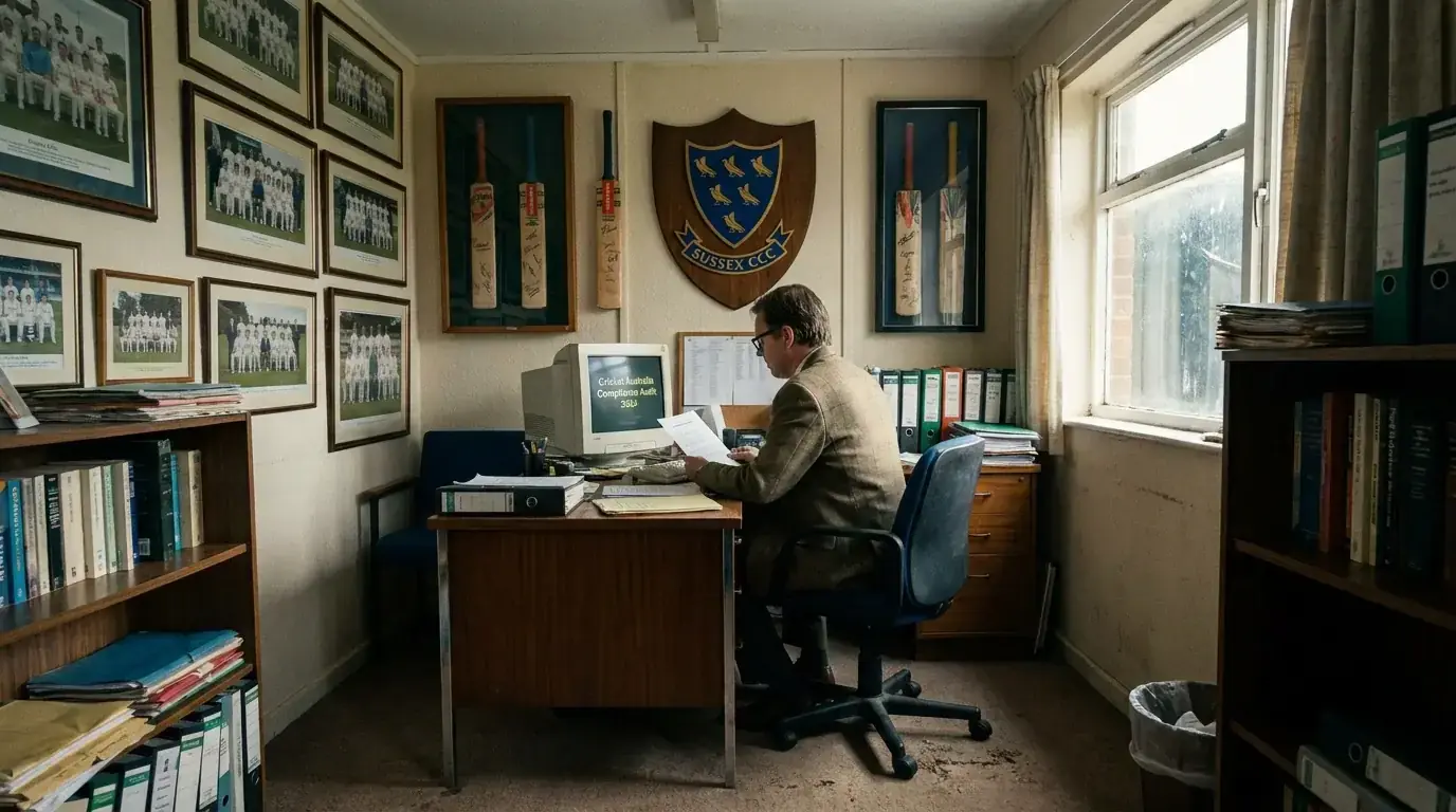 County cricket club compliance with ECB gambling code
