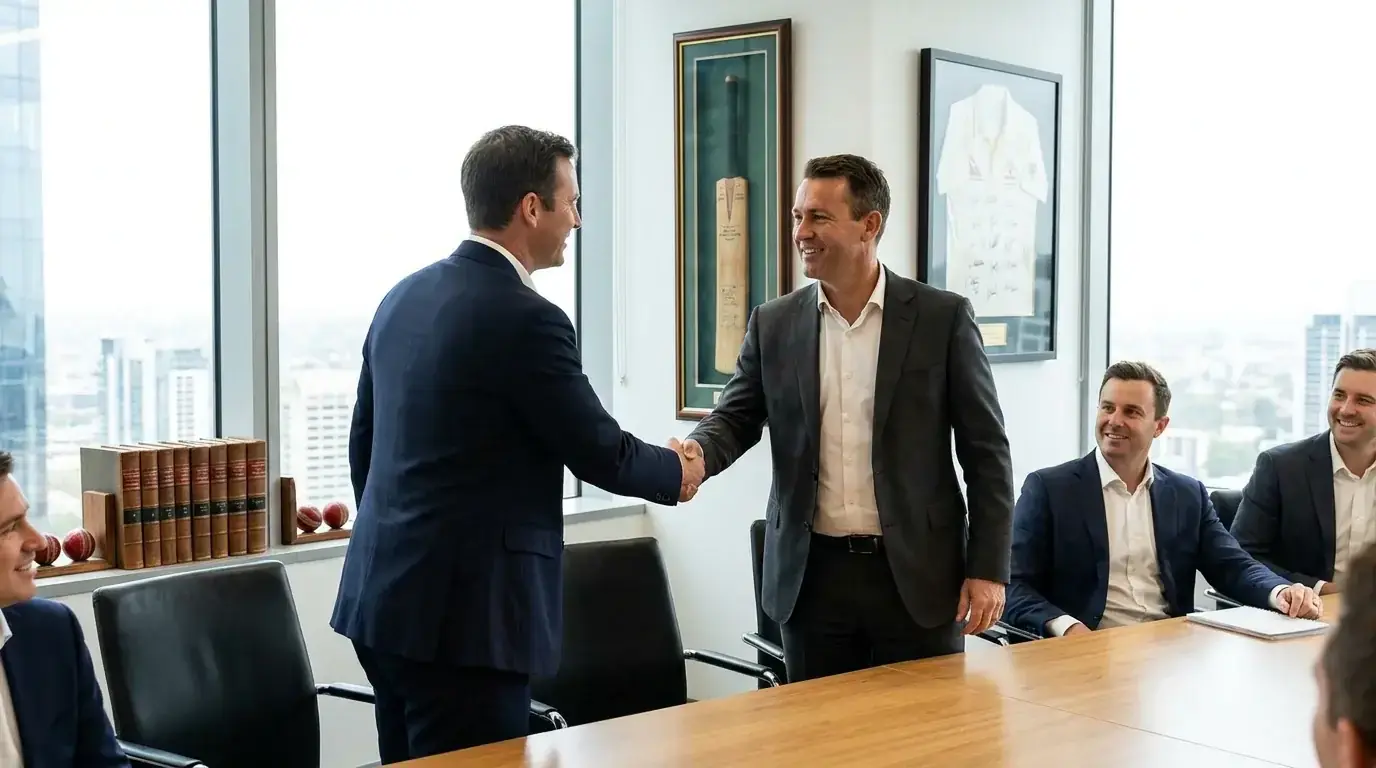 Commercial partnership between cricket and betting industry