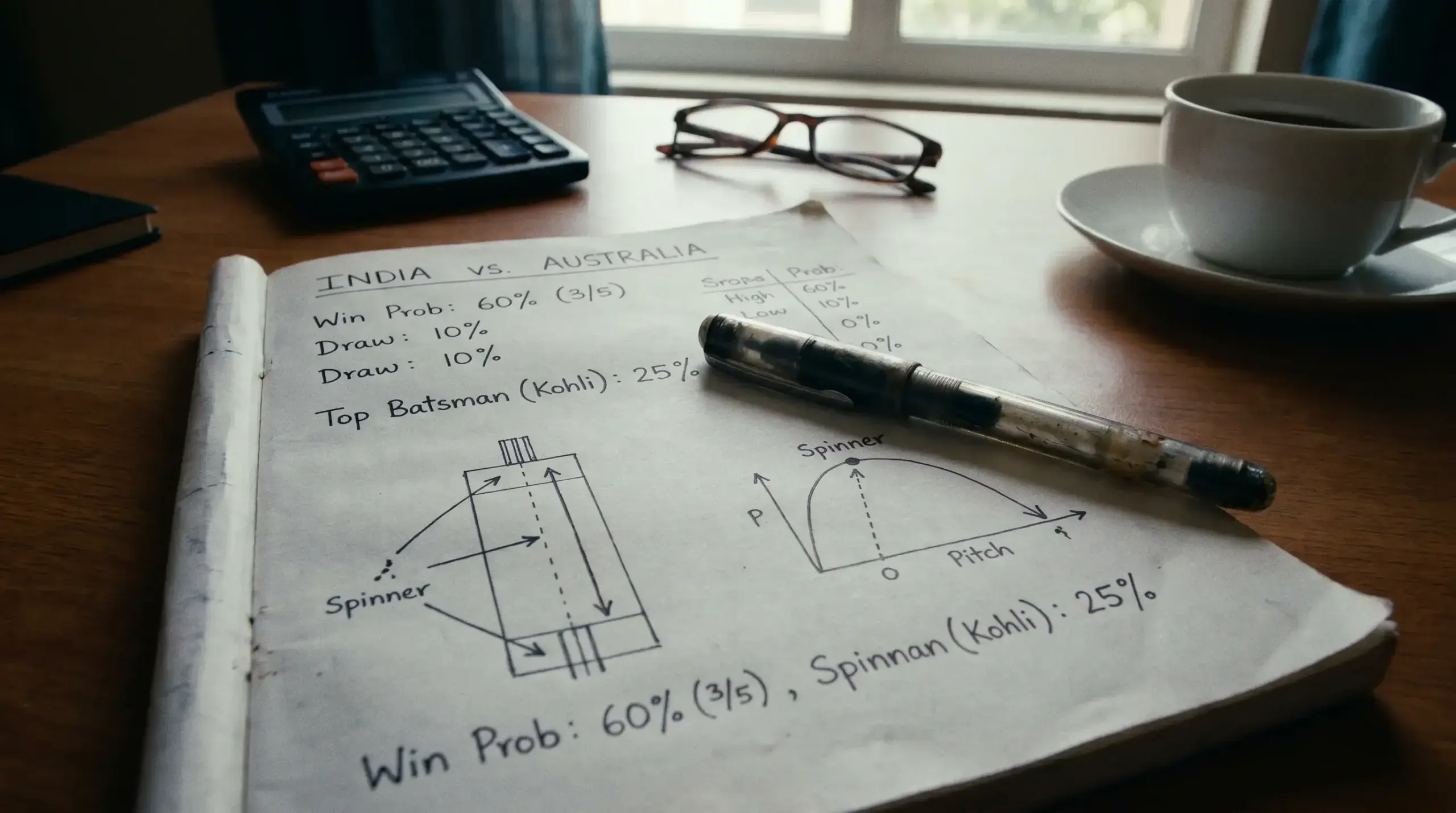 Probability analysis for cricket accumulator bet returns