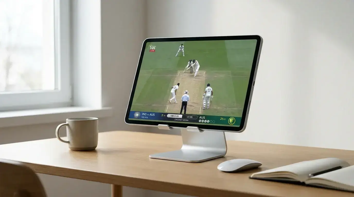 Cricket live stream video quality on betting platform
