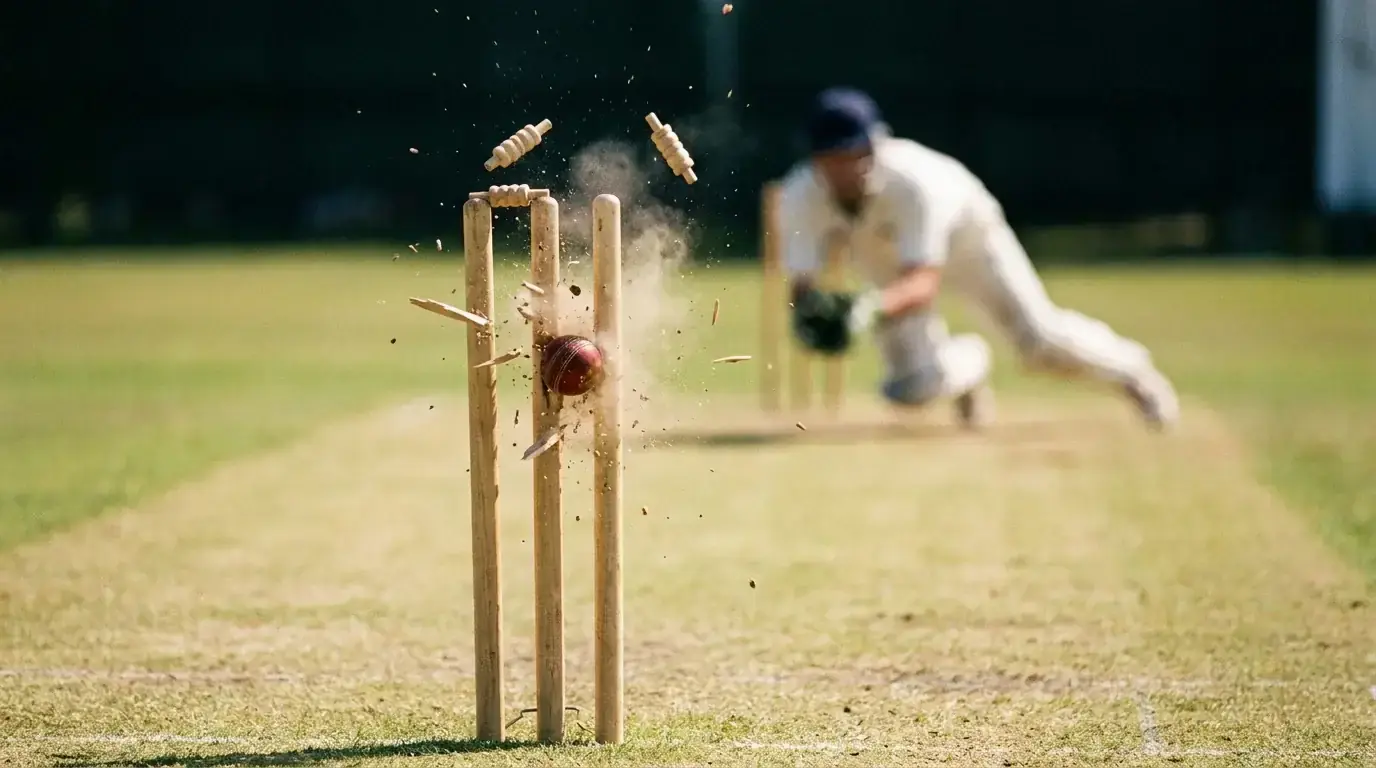 Cricket dismissal method betting showing ways a batsman gets out