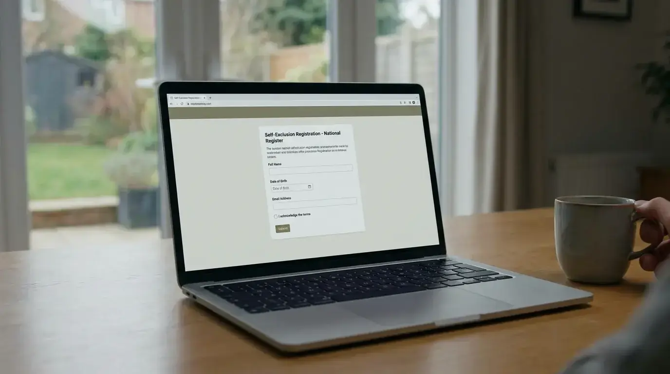 GAMSTOP national self-exclusion registration for UK gamblers