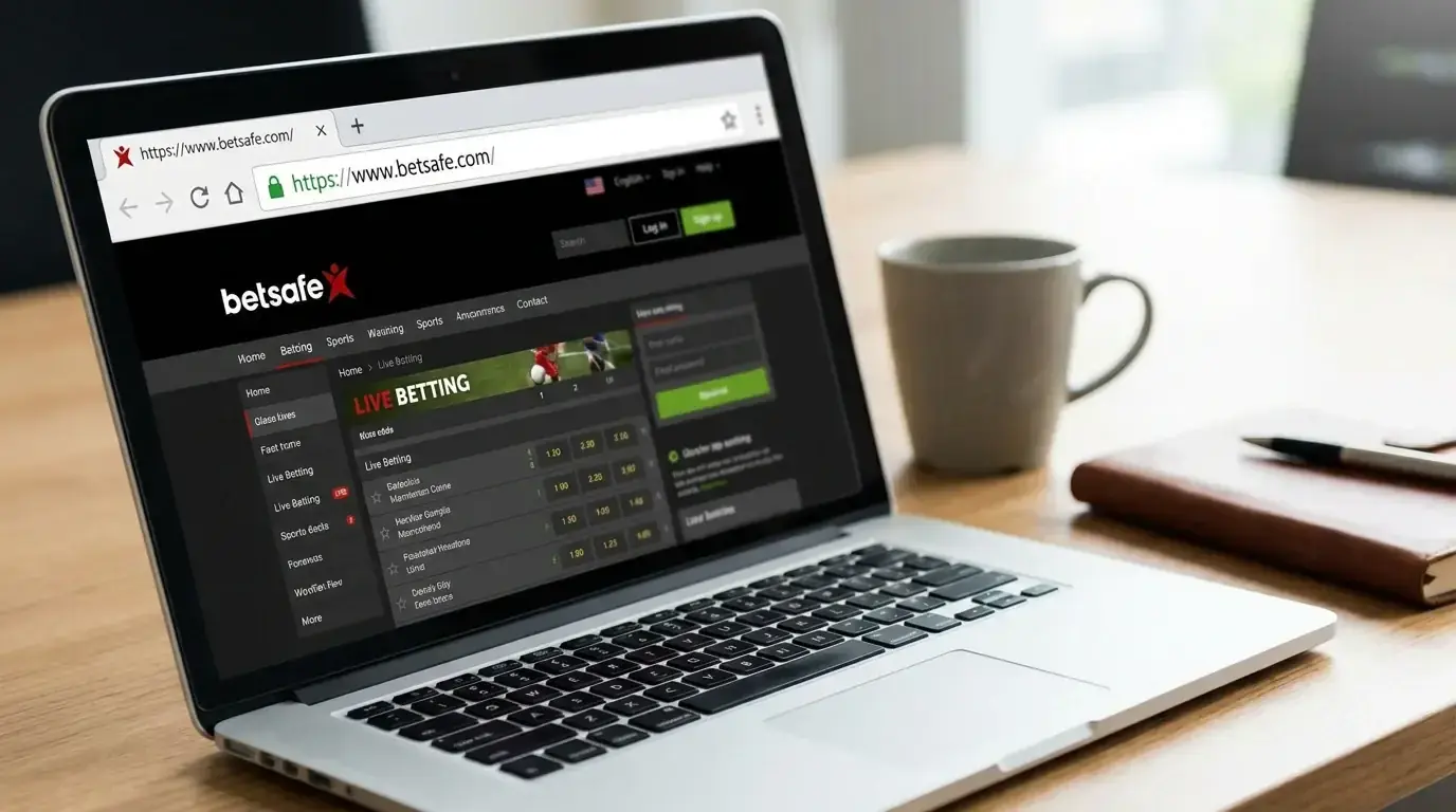 Secure cricket betting symbolised by digital security on laptop