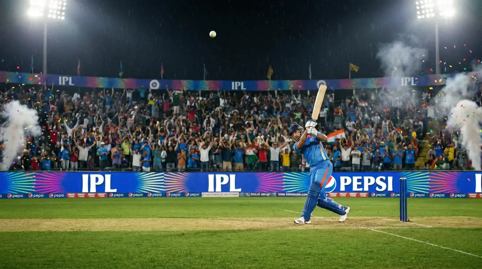 T20 cricket betting guide showing fast-paced match action